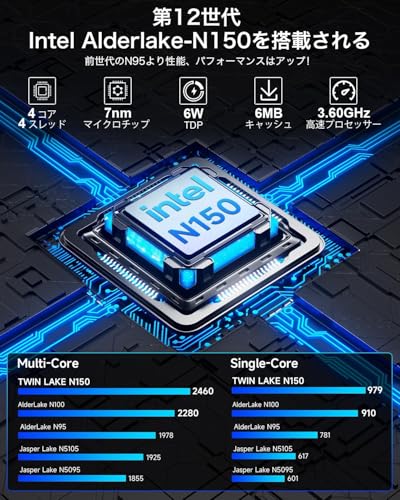 楽天市場】ミニpc Intel N150初登場 16GB+1TB SSD ミニpcGMKtec G3