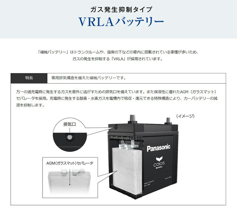 楽天市場】N-S55B24R/HV Panasonic パナソニック caos カオス カー