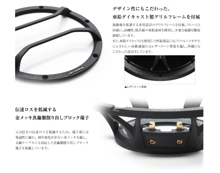 楽天市場】TS-W1000RS pioneer パイオニア carrozzeria カロッツェリア