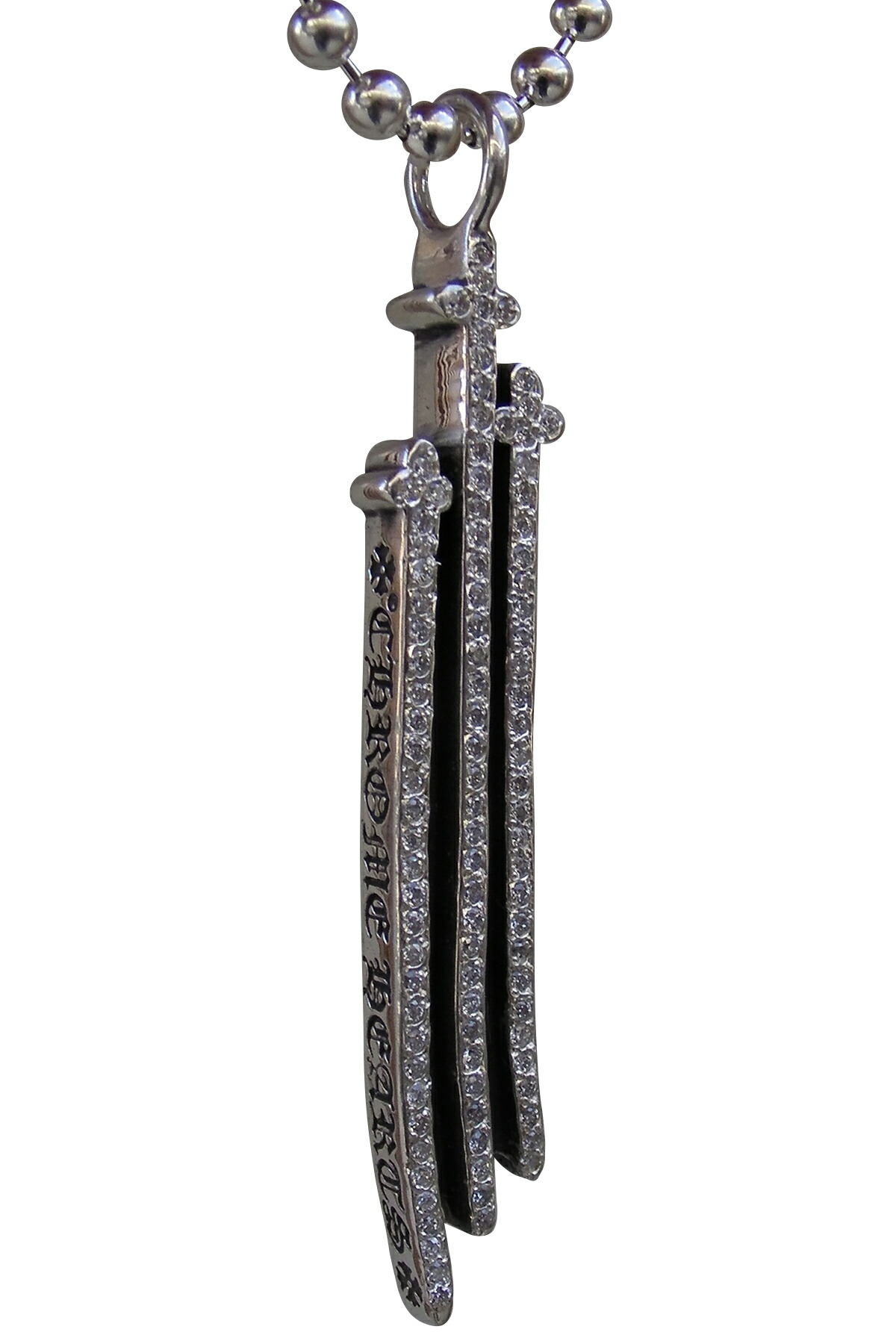 楽天市場】CHROME HEARTS RS3 CROSS CHARM WITH PAVE DIAMOND クロム