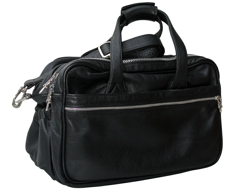 楽天市場】CHROME HEARTS LEATHER SHOULDER/DIAPER BAG W/ ACCESSORIES