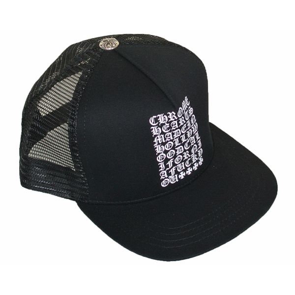 楽天市場】CHROME HEARTS TRUCKER CAP EYE CHART BLACK クロムハーツ
