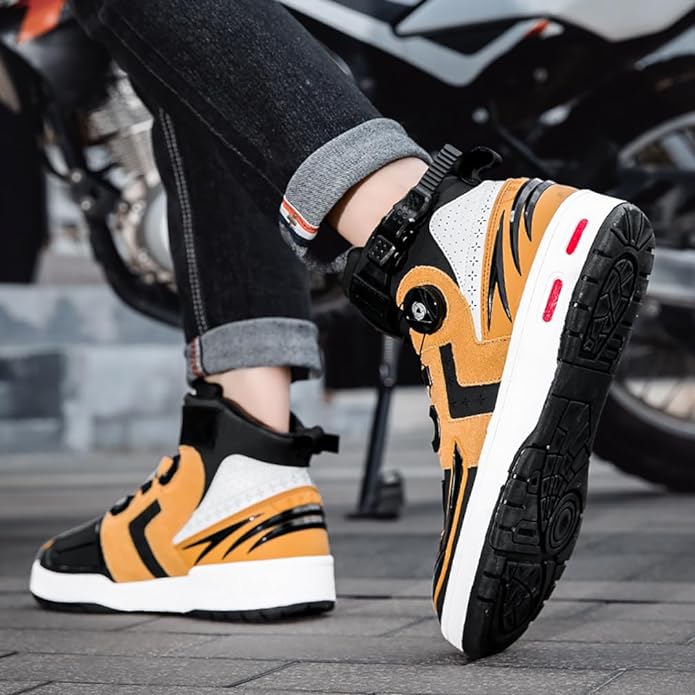 楽天市場】バイクシューズ メンズ ライディングシューズ ハイカット 本