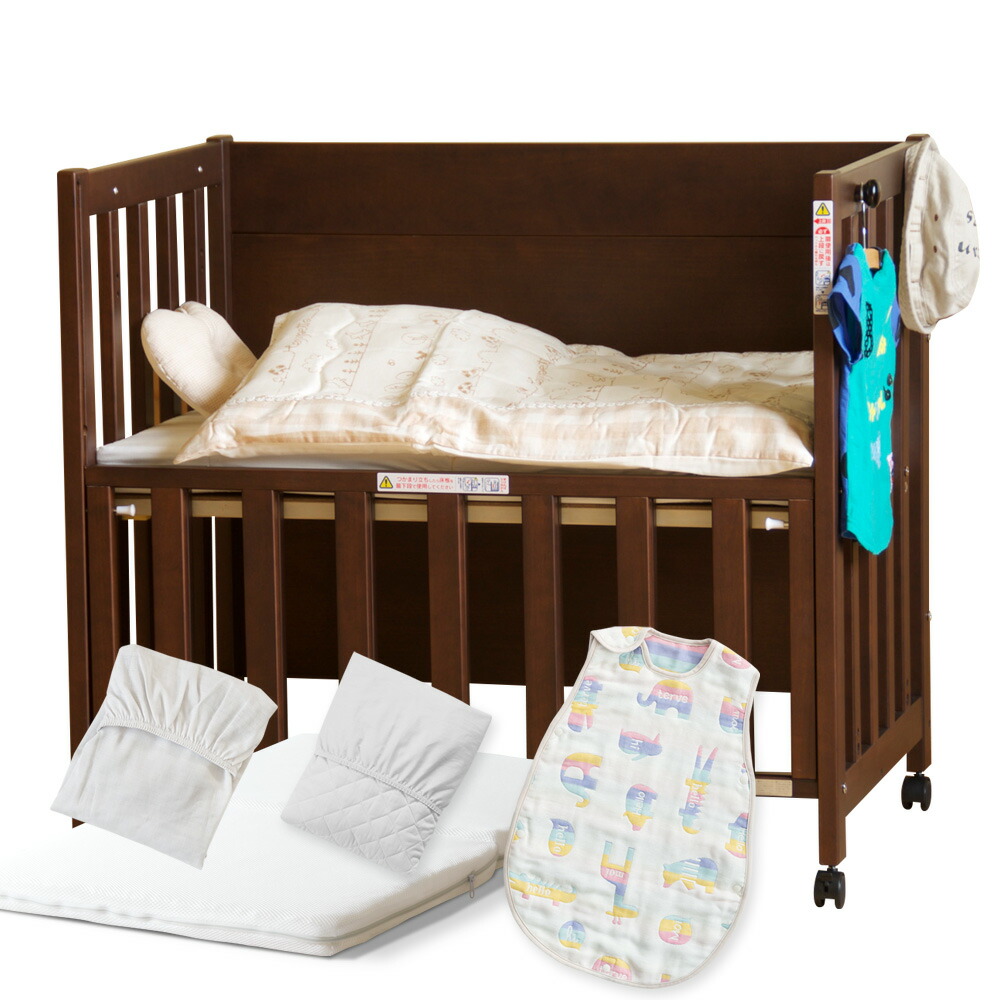 楽天市場】日本製 5way ベビーベッド 「ミニベッド＆デスク