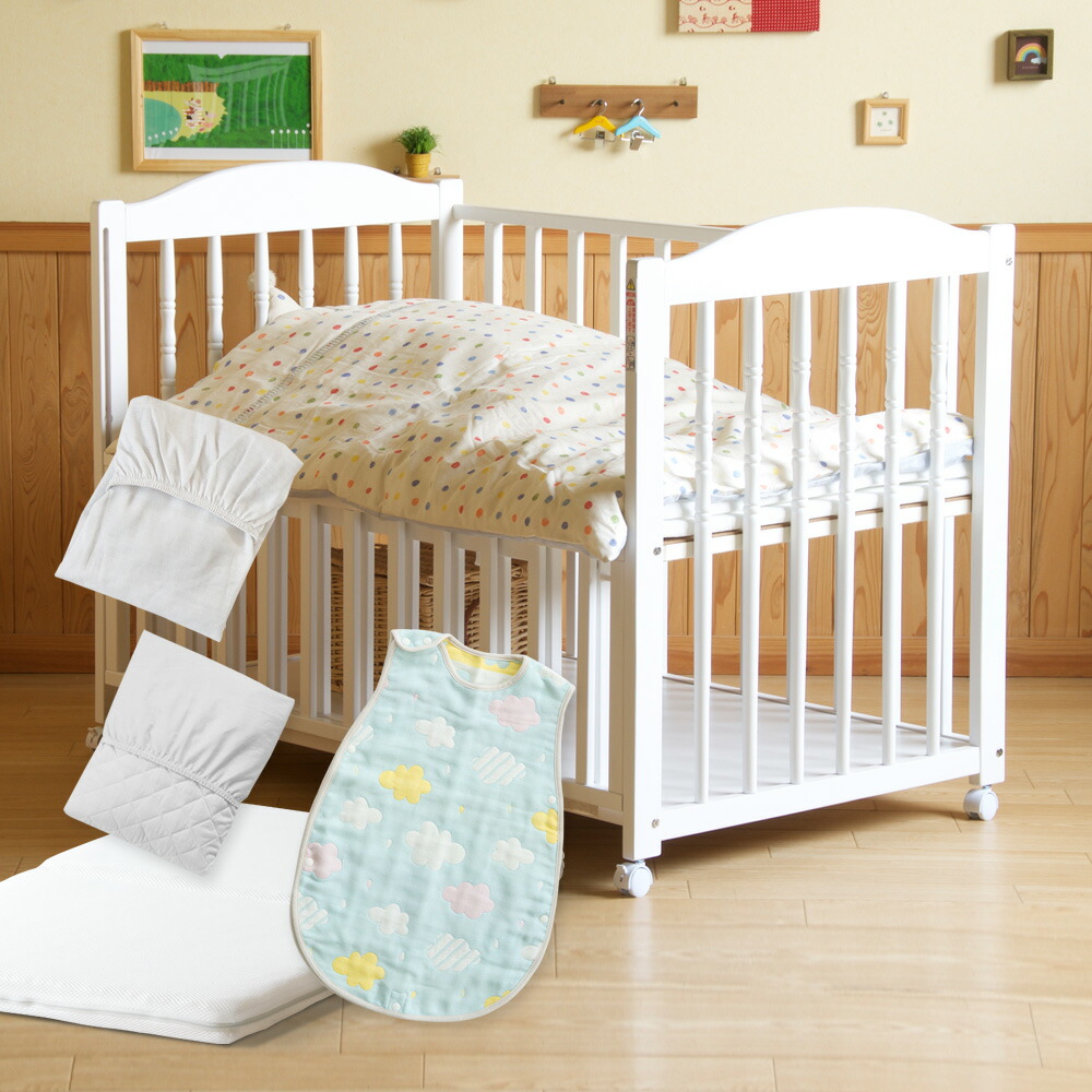 楽天市場】日本製 ベビーベッド 「エリーゼ【B品／アウトレット