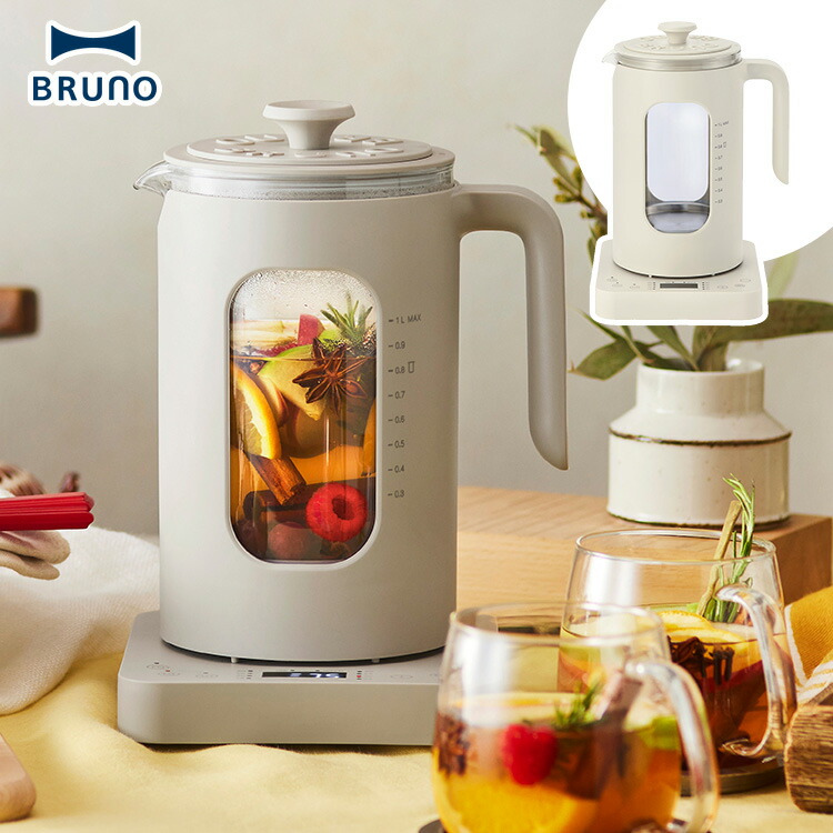 楽天市場】【500円OFFクーポン】BRUNO 温度調節マルチケトル BOE103