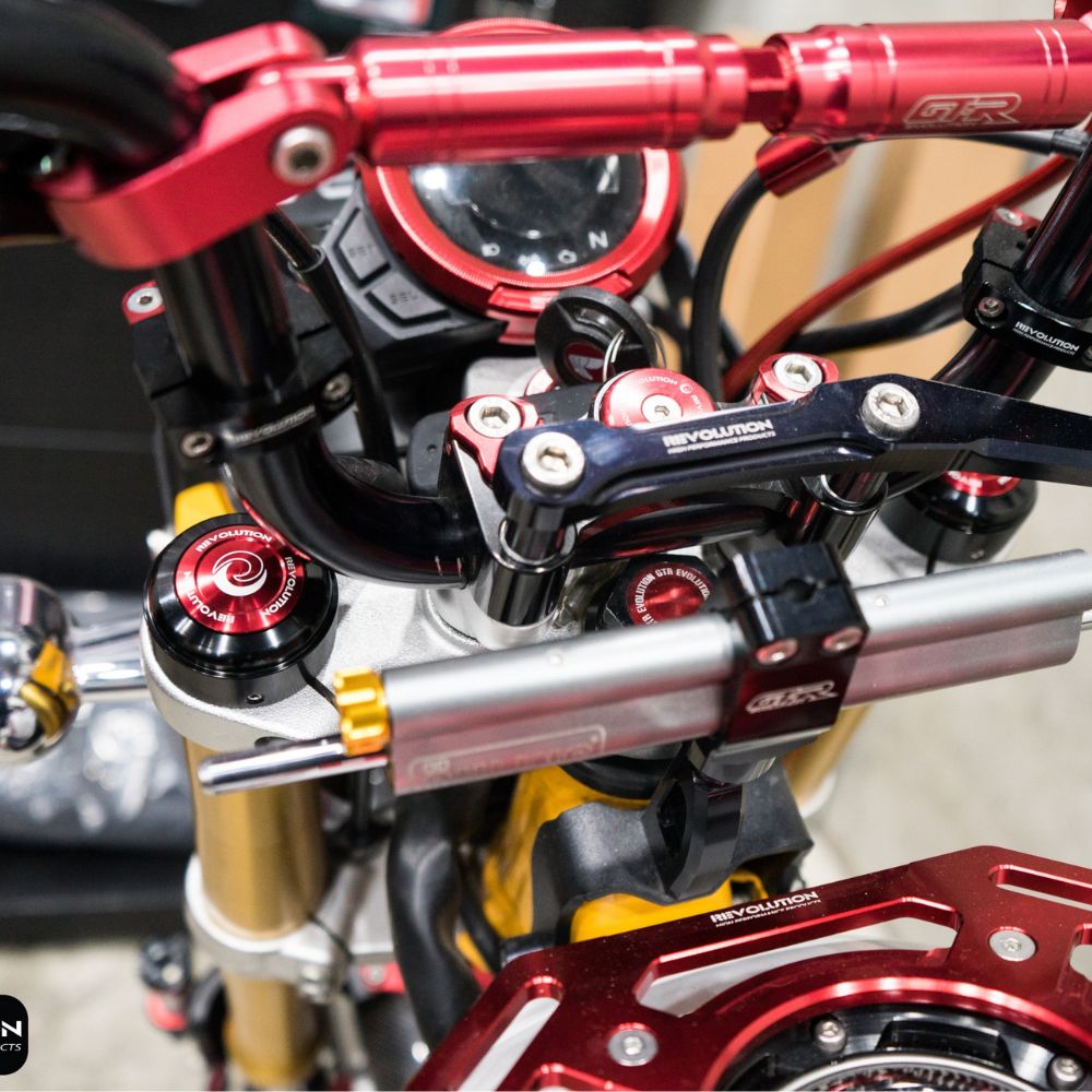 楽天市場】REVOLUTION フロントショック用トップキャップカバー左右