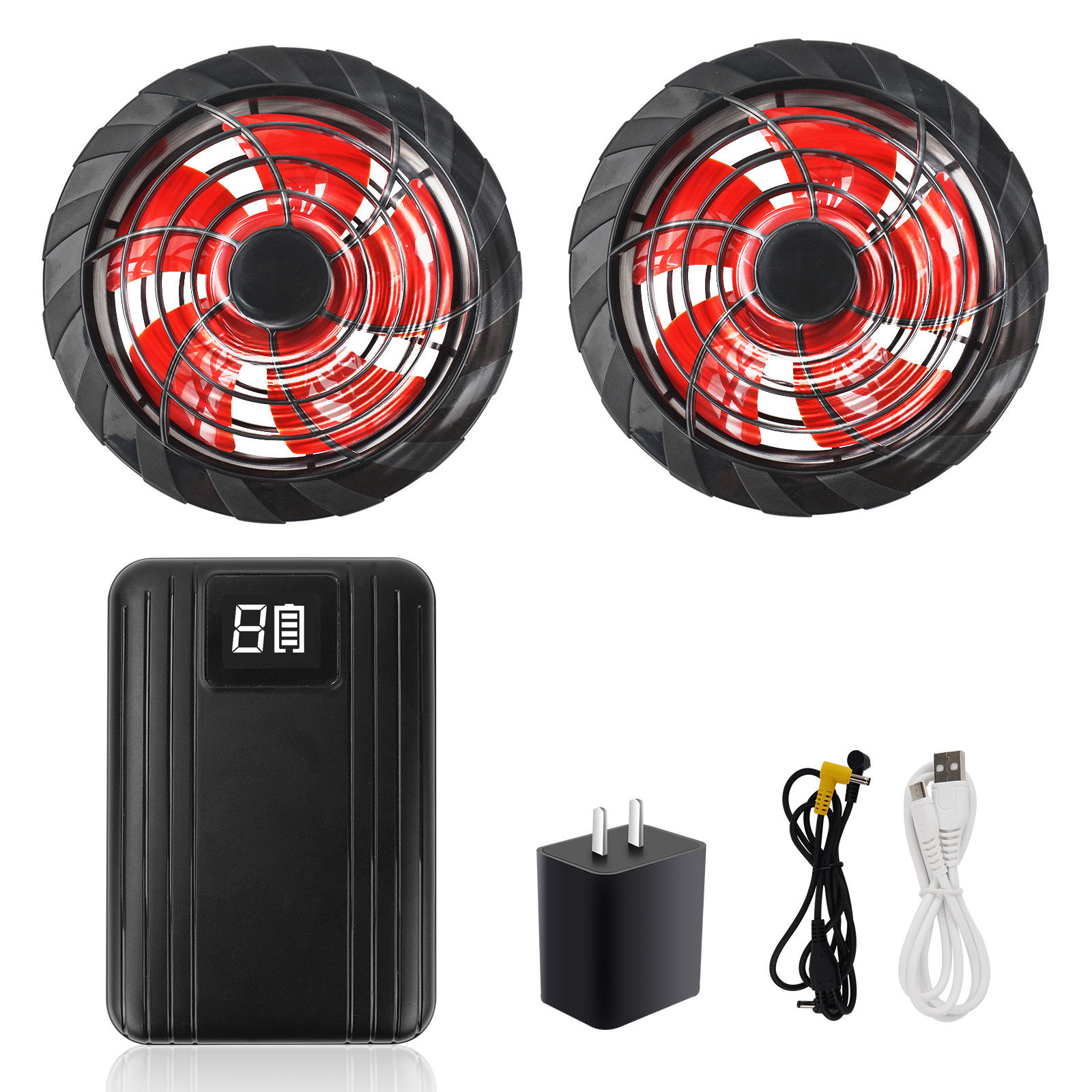 楽天市場】Tyuusei 空調作業服 バッテリー セット 14400mAh 12V高出力