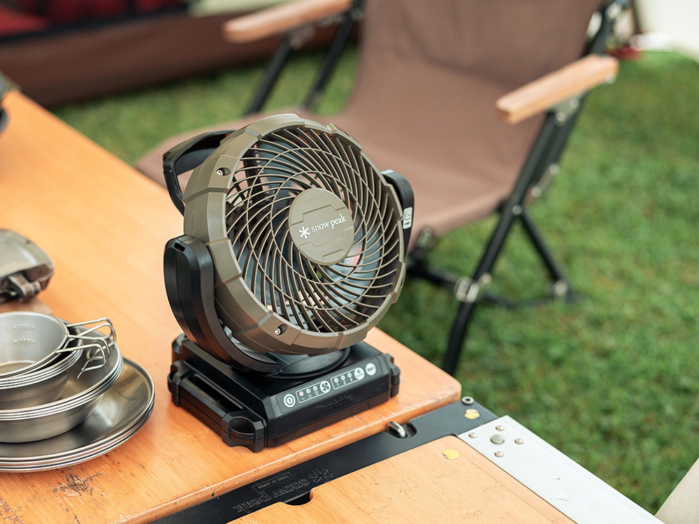 peak スノーピーク 扇風機 ノクターン ガス付き peak スノーピーク