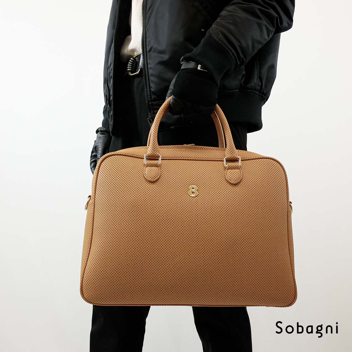 楽天市場】muta marine ムータ ブリーフケース パンチング ビジネス