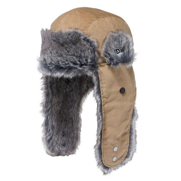 楽天市場】NEWERA ニューエラ トラッパー Corduroy Trapper ベージュ