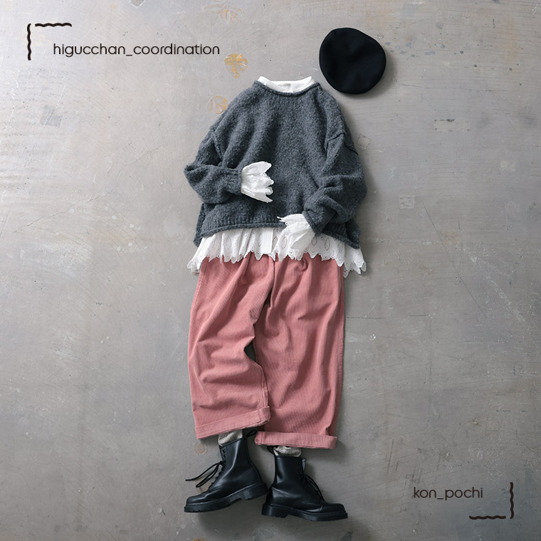 楽天市場】ニットの裾から、ひらっと出したいレースのブラウス M/L/LL