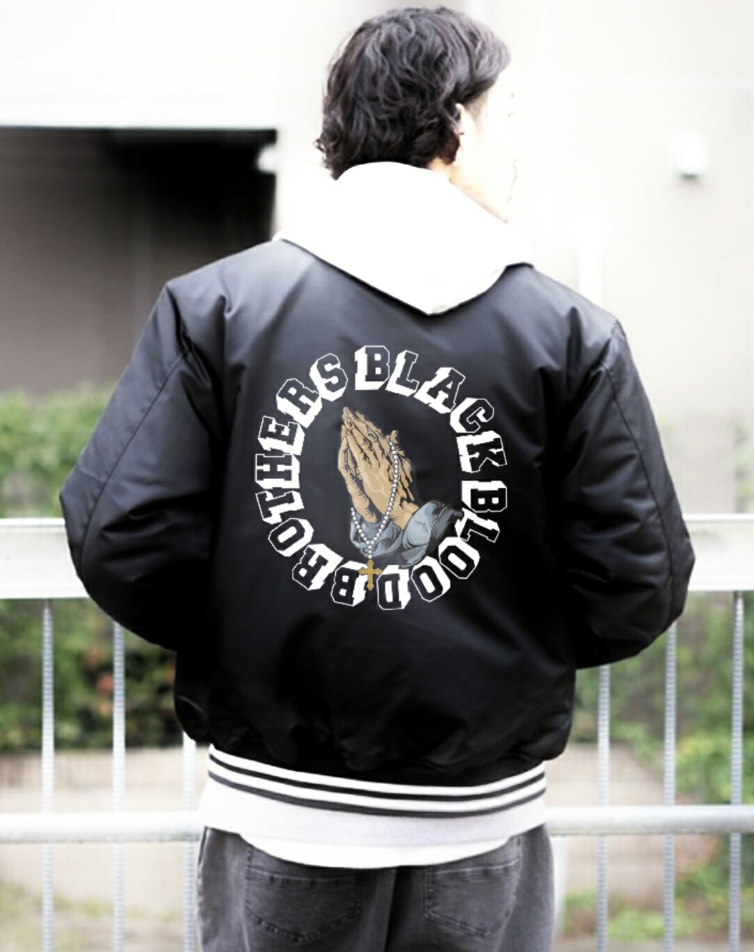 楽天市場】【Black Blood Brothers】スタジアムジャンパー スタジャン