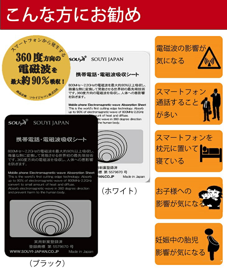 楽天市場】日本製 電磁波防止シート 反射でなく吸収！ 360度 最大90