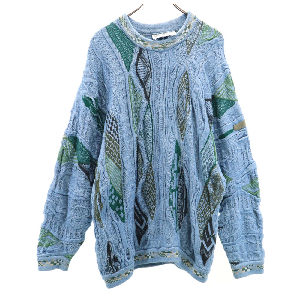 レアカラー 90s COOGI クージー 3D コットン ニット セーター 【公式通販】