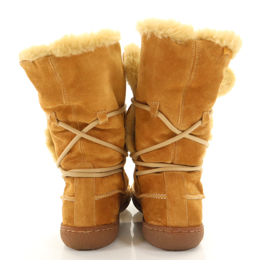 楽天市場】古着 CAMPER カンペール スウェード ムートン ブーツ 38