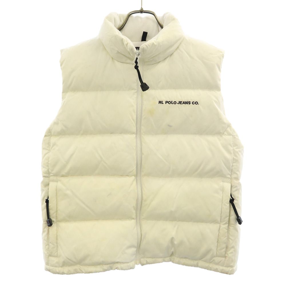 楽天市場】古着 POLO JEANS ポロジーンズ ダウンベスト M ホワイト
