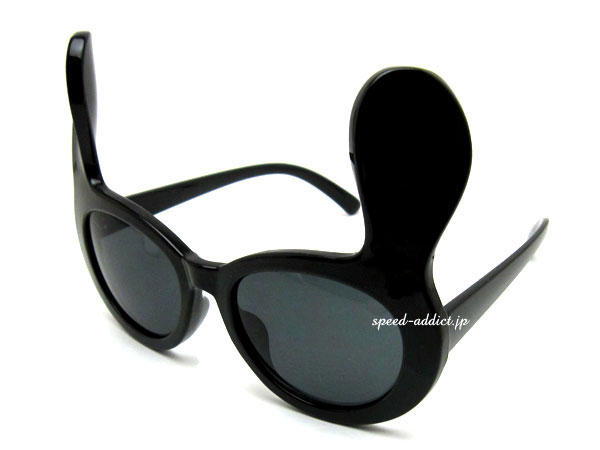 楽天市場】RABBIT SUNGLASS（ウサギ耳サングラス）BLACK × SMOKE