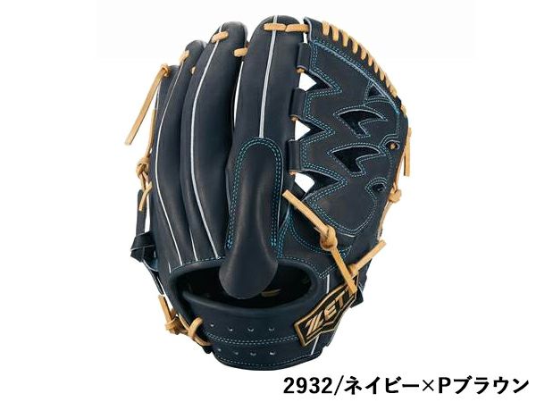 ZETT NEO STATUS 軟式グローブ ベージュ/ネイビー ZETT NEO STATUS