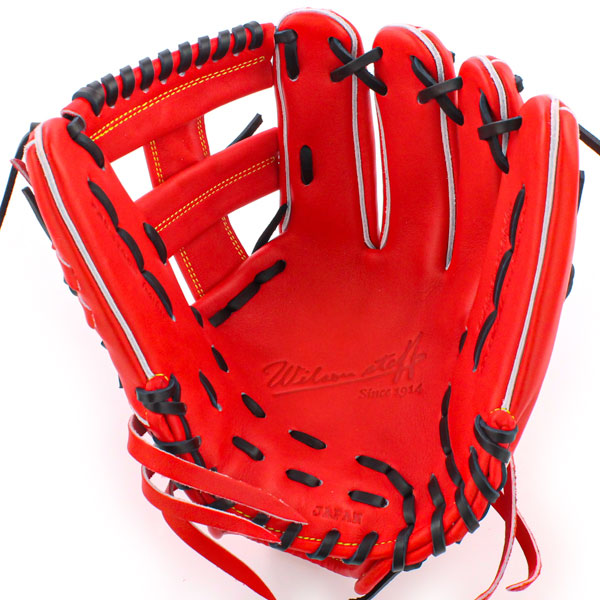 Wilson 硬式グローブ レッド 限定ラベル Wilson 硬式グローブ レッド