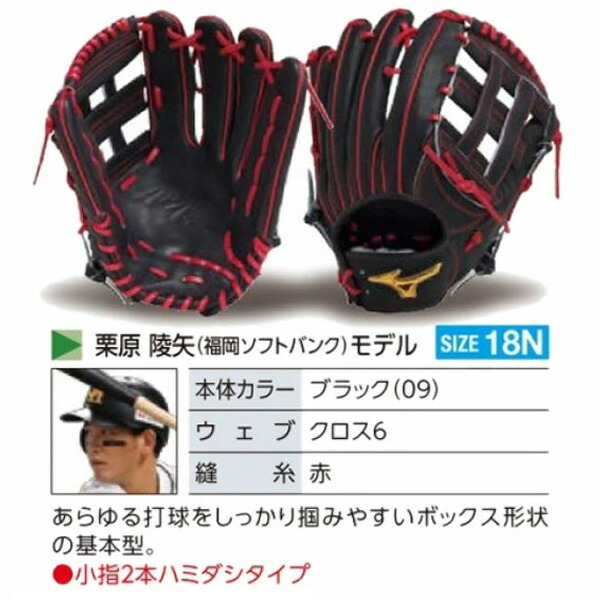楽天市場】ミズノプロ オーダーグラブ 軟式グローブ 基本モデル 栗原陵