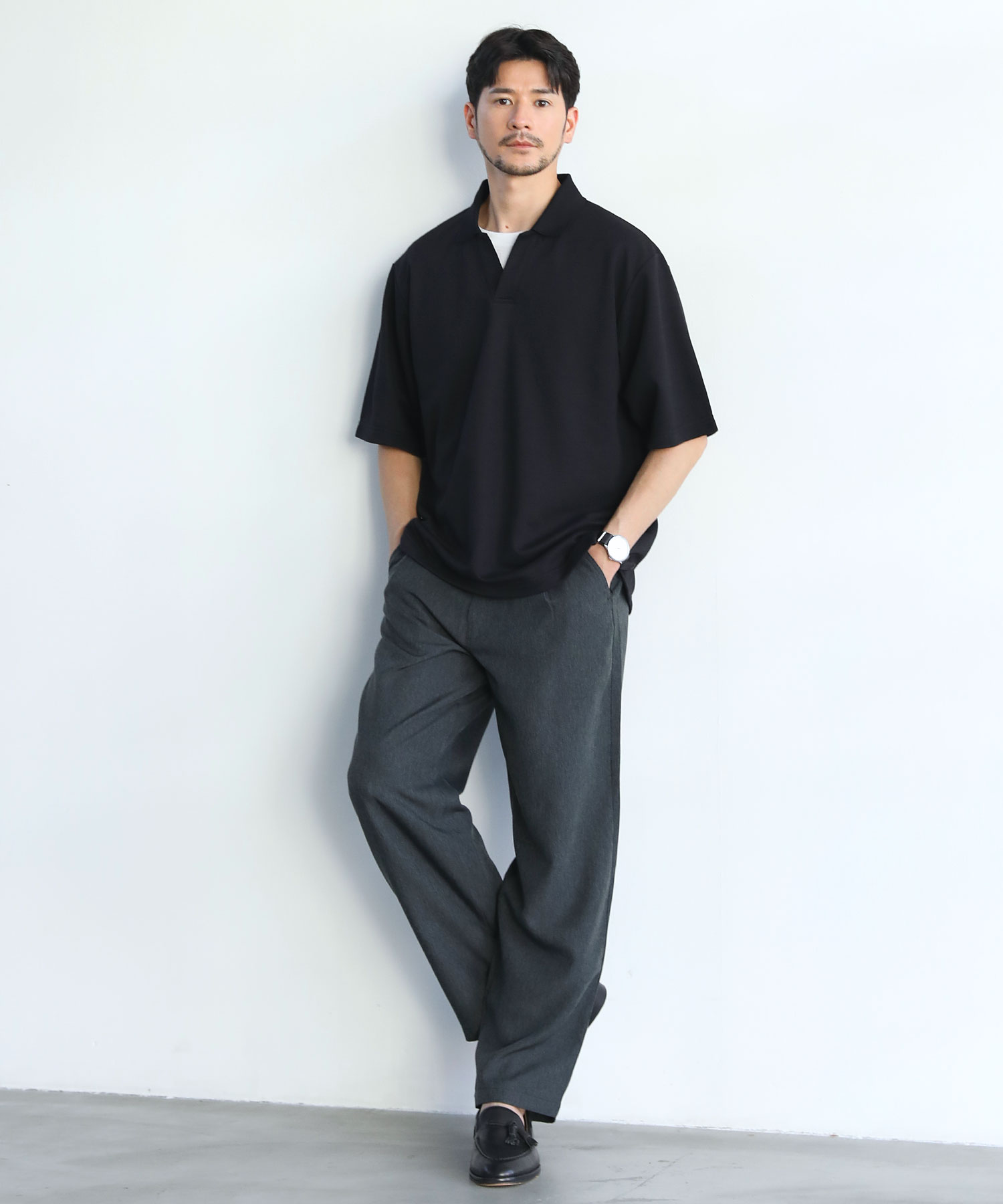 楽天市場】【SALE30】 ポロシャツ トップス メンズ 夏 夏服 半袖 5分袖