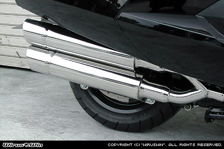 楽天市場】WirusWin マグザム SG17J用 スタイリッシュツイン マフラー