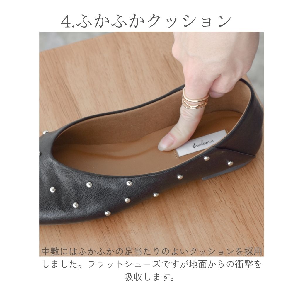 楽天市場】パンプス レディース スタッズ スクエアトゥ 柔らかい 歩き