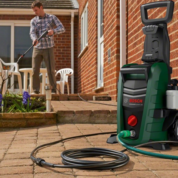 楽天市場】ボッシュ高圧洗浄機UA125 延長高圧ホース&ブラシ付水しぶき