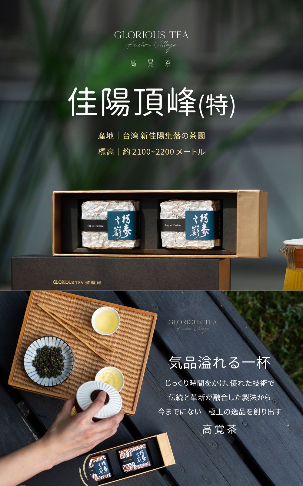 楽天市場】高覺茶 佳陽頂峰(特) 茶葉 37.5g×2袋 冬茶 高山茶 高山