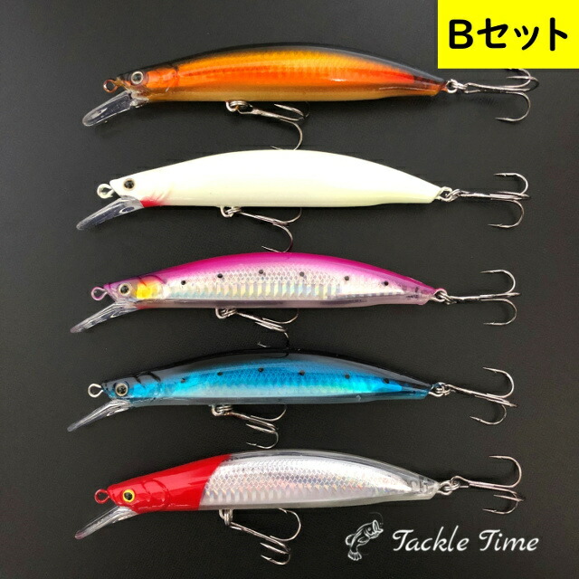 楽天市場】【送料無料】 シーバス ルアー セット シンキングミノー