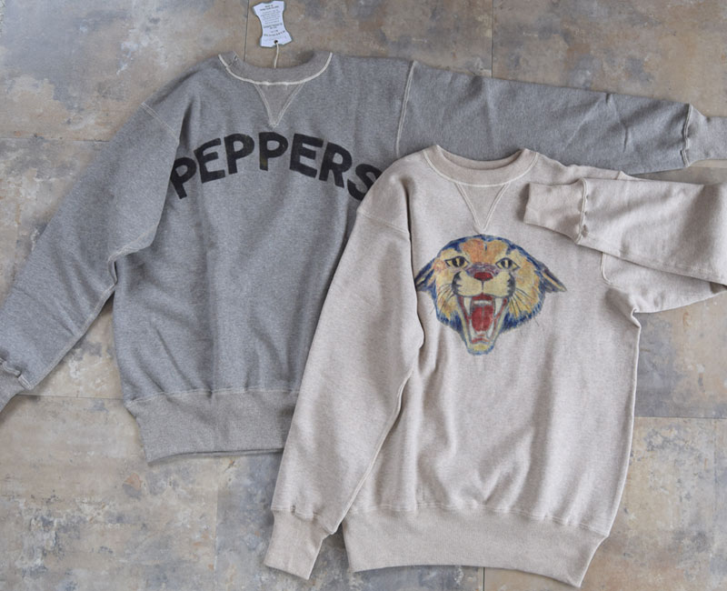 楽天市場】WAREHOUSE ウエアハウス スウェット 403 PEPPERSセットイン