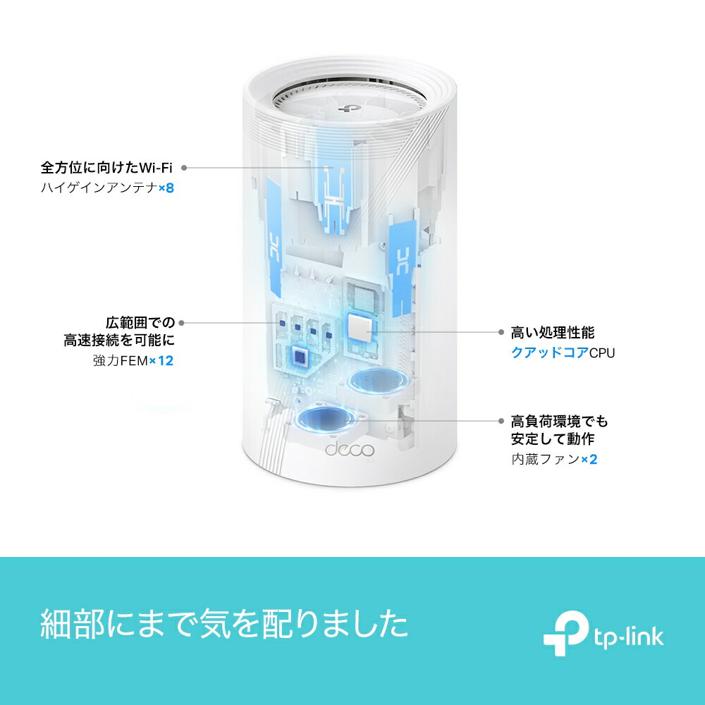 楽天市場】TP-Link（ティーピーリンク） BE22000 トライバンドメッシュ