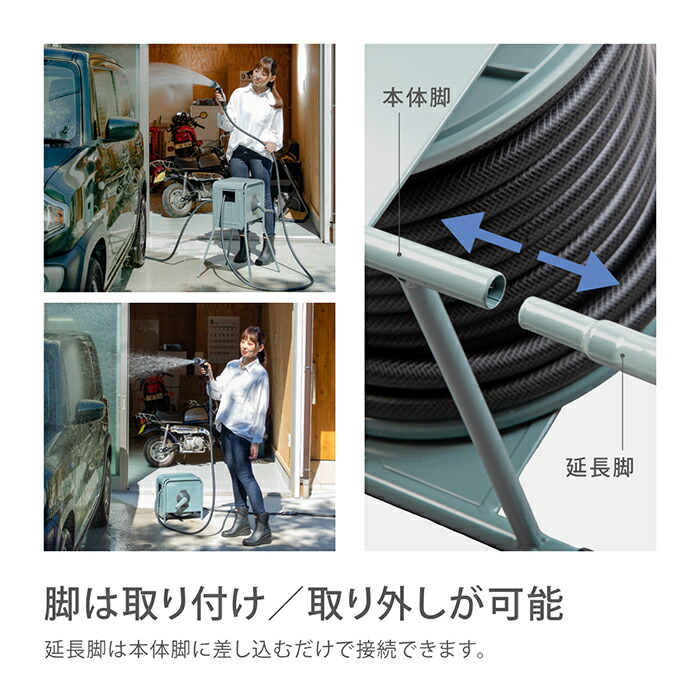 楽天市場】タカギ 金属製 ホース ステンレス ホースリール 20m 散水