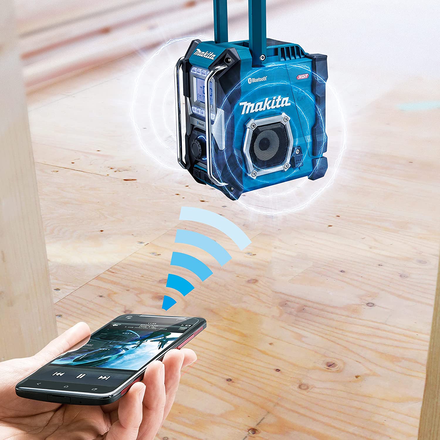 楽天市場】マキタ(makita) MR002GZB 黒 充電式ラジオ スピーカー