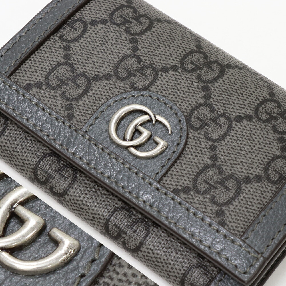 楽天市場】グッチ 二つ折りカードケース マチ付き名刺入れ GG