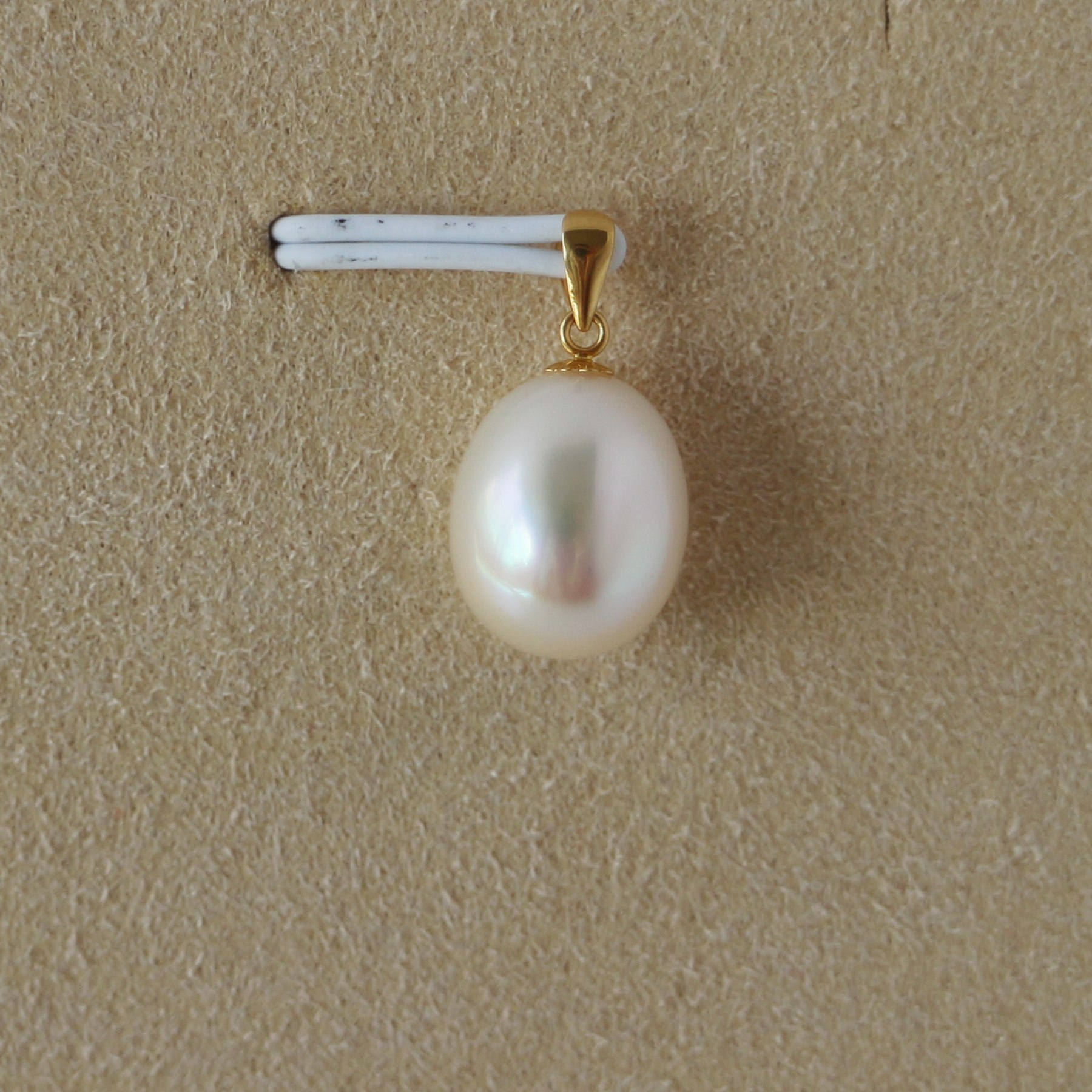 楽天市場】ペンダントトップ パール ペンダント 18金 K18 10mm 本真珠