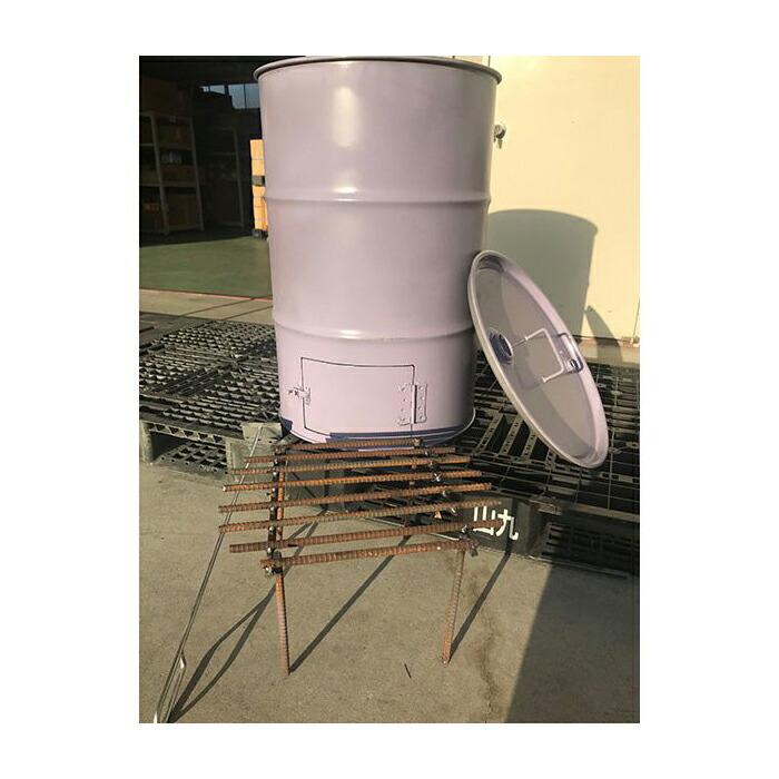 ☆ナターリア ドラム缶 一斗缶 焼却炉セット ドラム缶用蓋付き