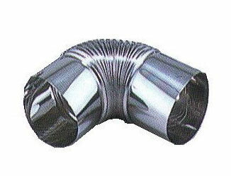 楽天市場】ステンレス煙突 エビ曲がり90度 0.3mm 径106mm : 瀧商店