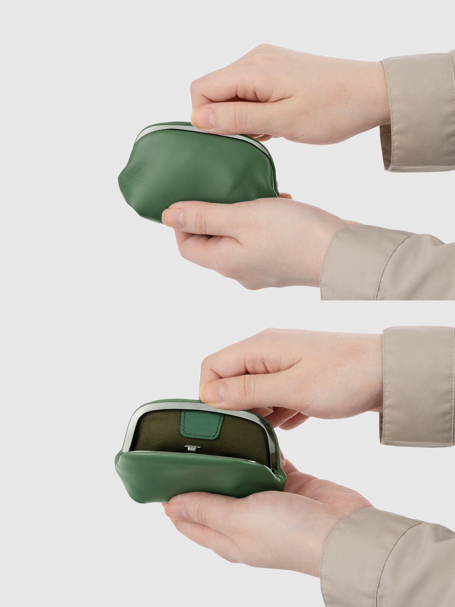 土屋鞄公式】がま口Small (スムースラムスキン)