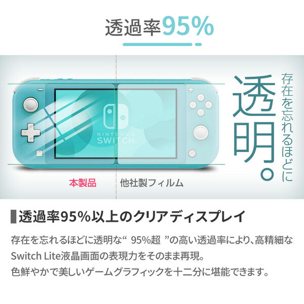 楽天市場】(2枚入り) Lite switchライト 保護フィルム Nintendo