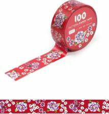 楽天市場】台湾 マスキングテープ客家花布(赤）幅15mm 長さ6m マステ