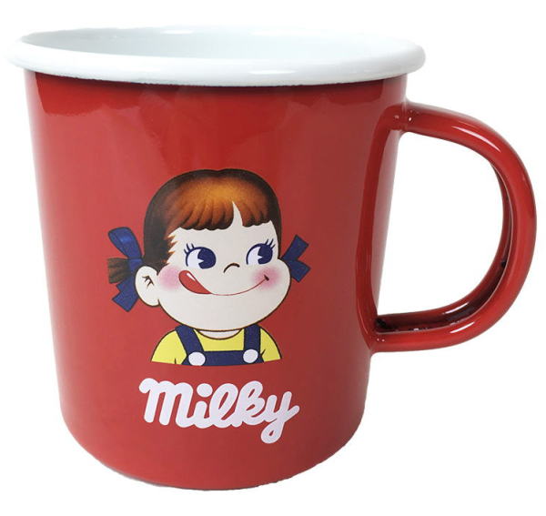 楽天市場】ペコちゃん ホーロー マグカップミルキー琺瑯アイテム【新品
