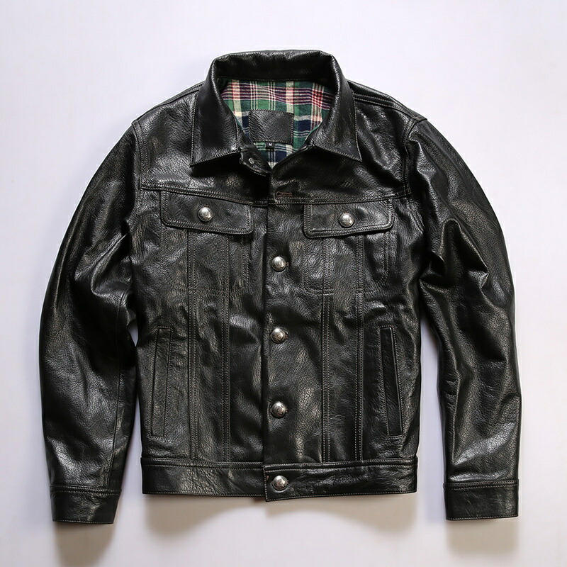 楽天市場】ゴートスキン ヤギ革 本革ジャケット レザージャケット 革