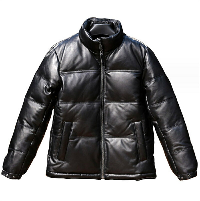 楽天市場】レザーダウン ダウン 本革ダウンジャケット ダウン