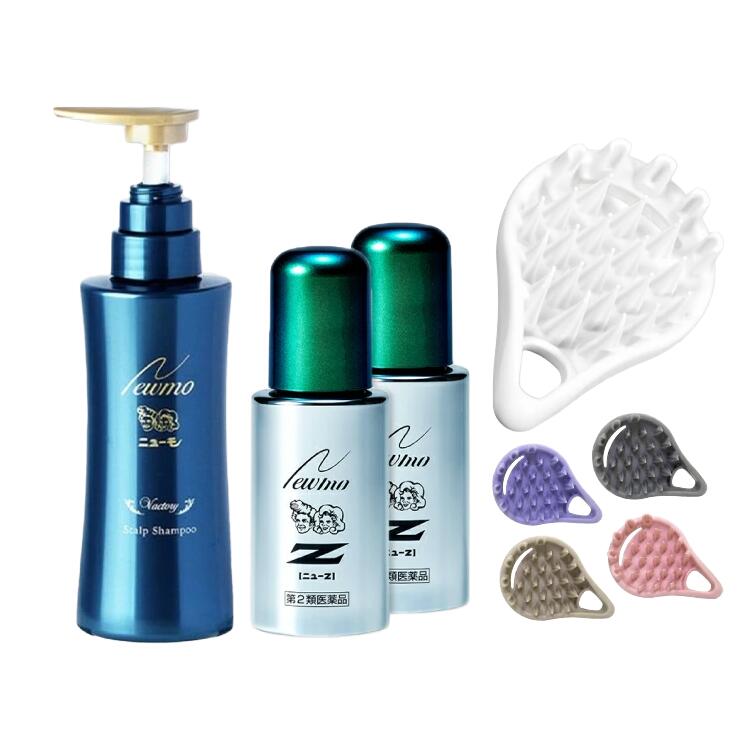 ニューモzスカルプマッサージブラシ ホワイト 本体4本おまけ 楽天市場