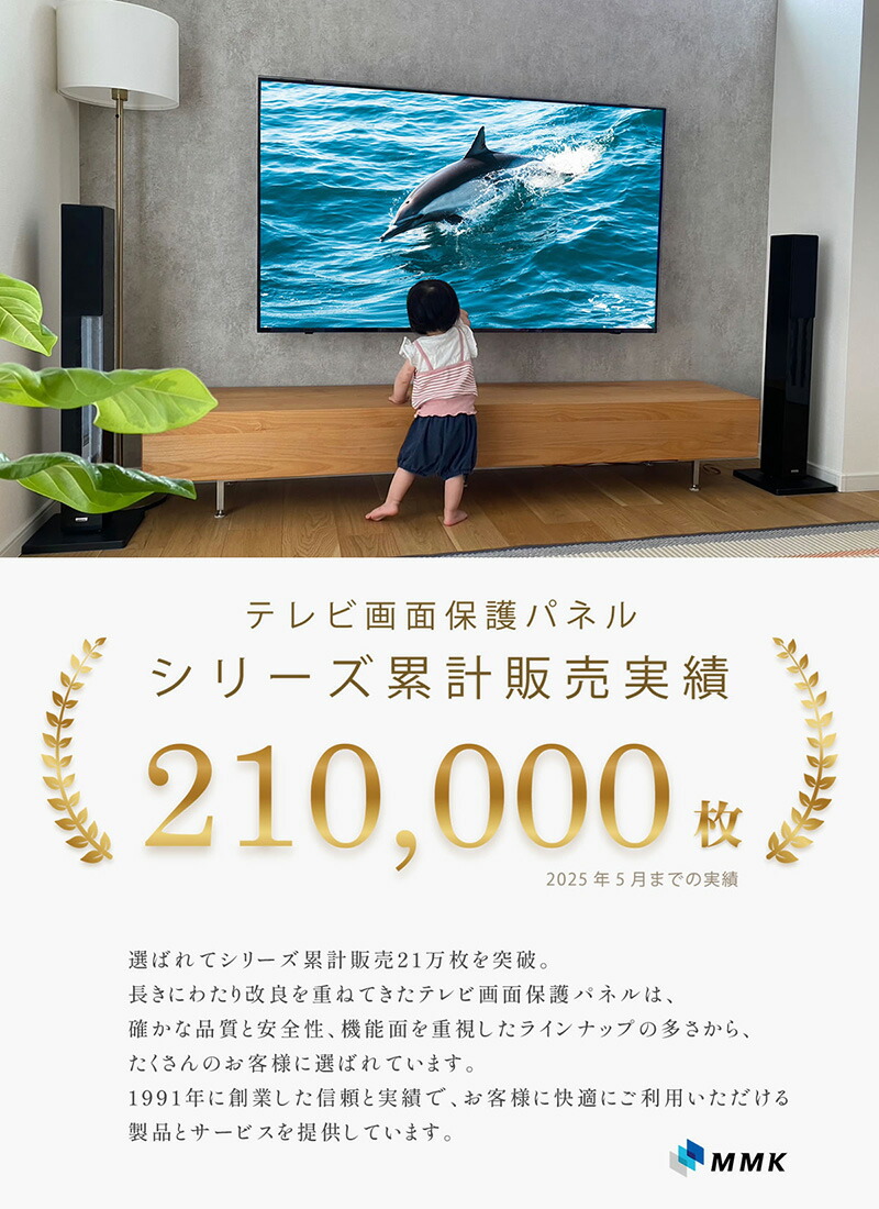 楽天市場】液晶テレビ保護パネル 55インチ 55型 クリアパネル 固定