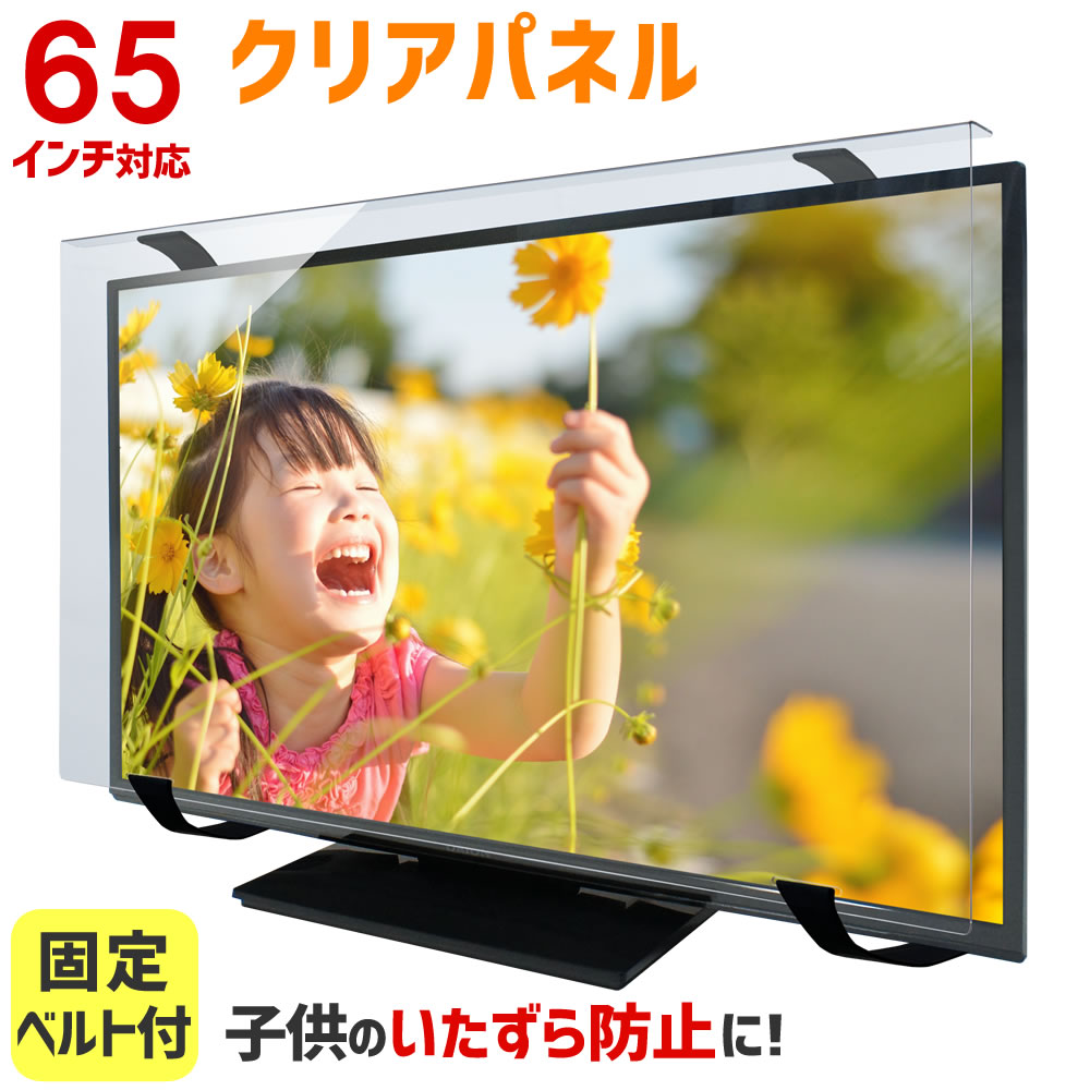 楽天市場】液晶テレビ保護パネル 65インチ 65型 クリアパネル 固定