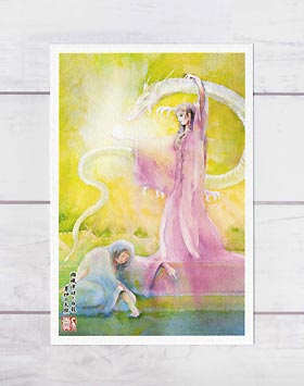 楽天市場】瀬織津姫と白龍男神の天照 [ ニギハヤヒ ] ( 女神 龍 饒速日