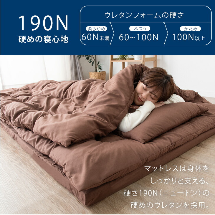 楽天市場】全部洗える 高反発マットレス付 布団セット シングル